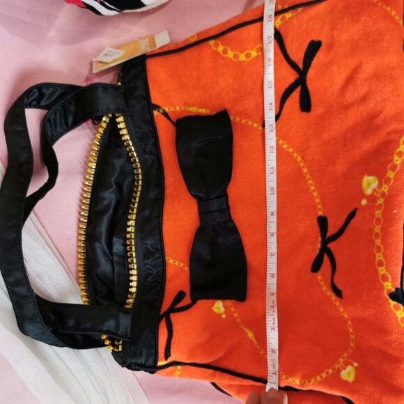 Glamorous Jane Oversized Tote Bag Purse Terry Beach 2000's Rare Agejo Gyaru Gal - Picture 3 of 10